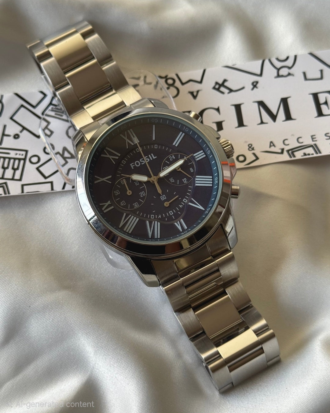 Fossil-FS4831  (Chronograph Watch)